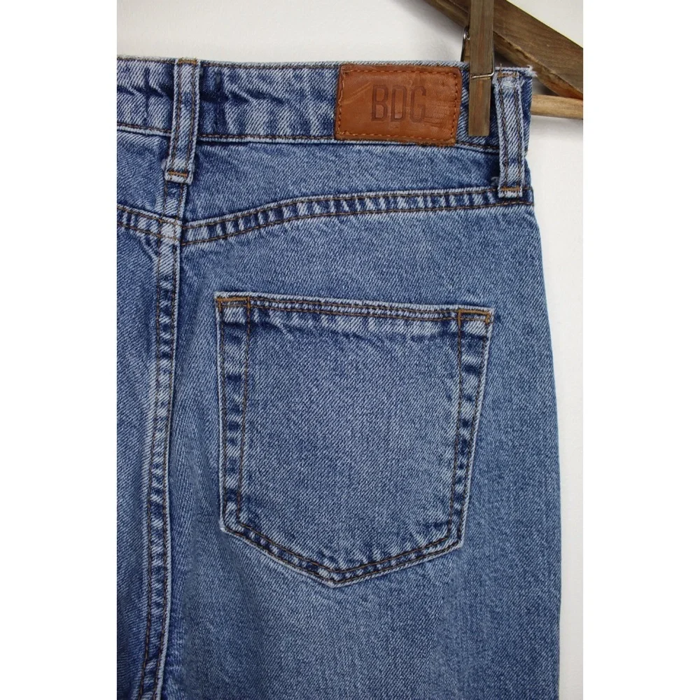 BDG Mom Pintuck Pleated Jeans 24 x 32 Preowned Vintage Look - Picture 10 of 11